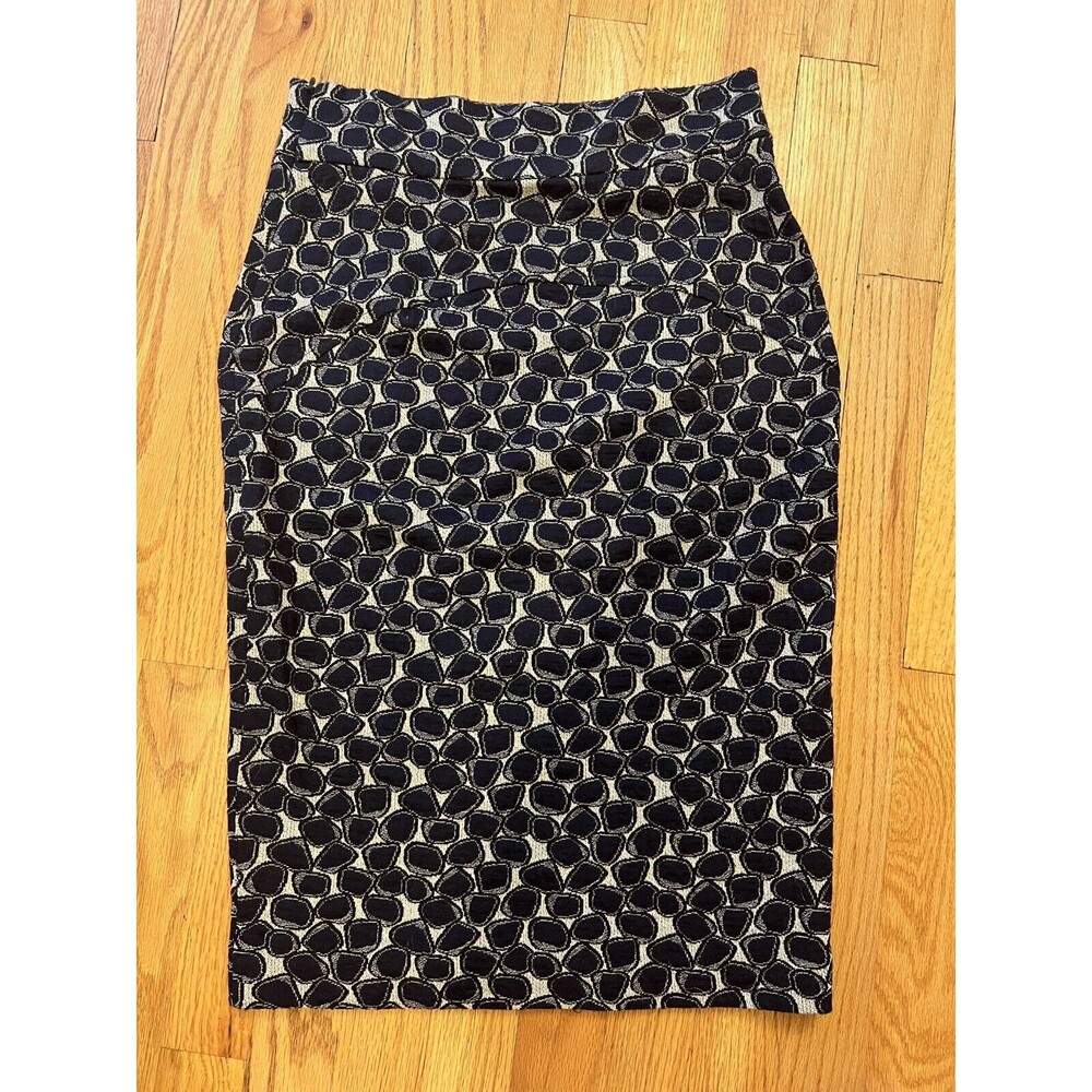 Diane Von Furstenberg skirt 6 viscose wool MARTA blue pencil straight